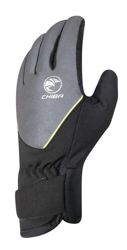 CHIBA Roadmaster Reflex - Radhandschuhe XXL, winddicht, reflektierend, Touchfinger