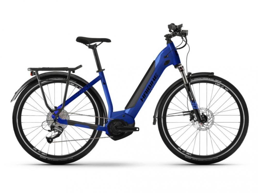 Haibike Trekking 4 Low i500Wh 9-G Altus YTS Gloss_Matte_Blue_Blk RH: S