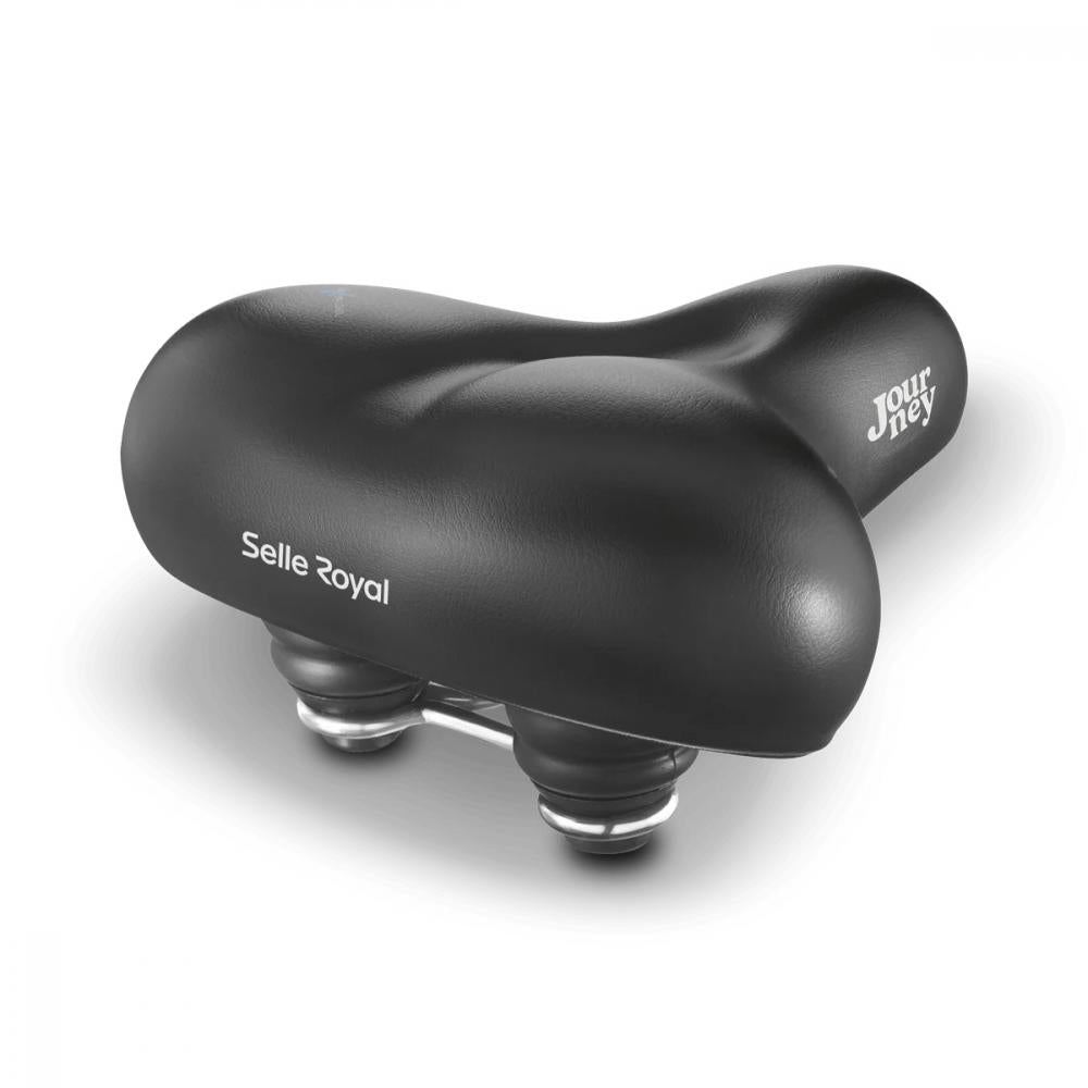 Selle Royal Sattel Journey Premium Relaxed Unisex - schwarz, 275 x 251 Millimeter, Royalgel, Elastomere, City- und Trekking-Komfortsattel