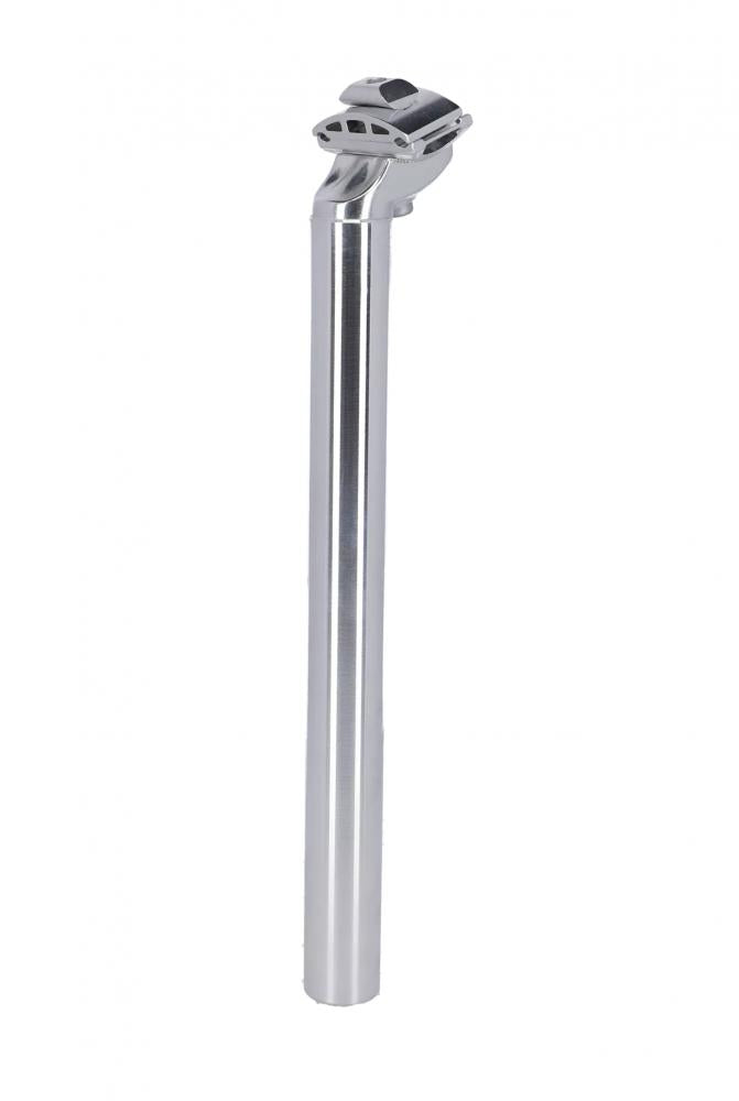 XLC Sattelstütze SP-R07 Ø25,0mm L350mm silber, Aluminium, 20mm Versatz, für MTB, Trekking- und Citybikes, leicht, stabil, hohe Korrosionsbeständigkeit