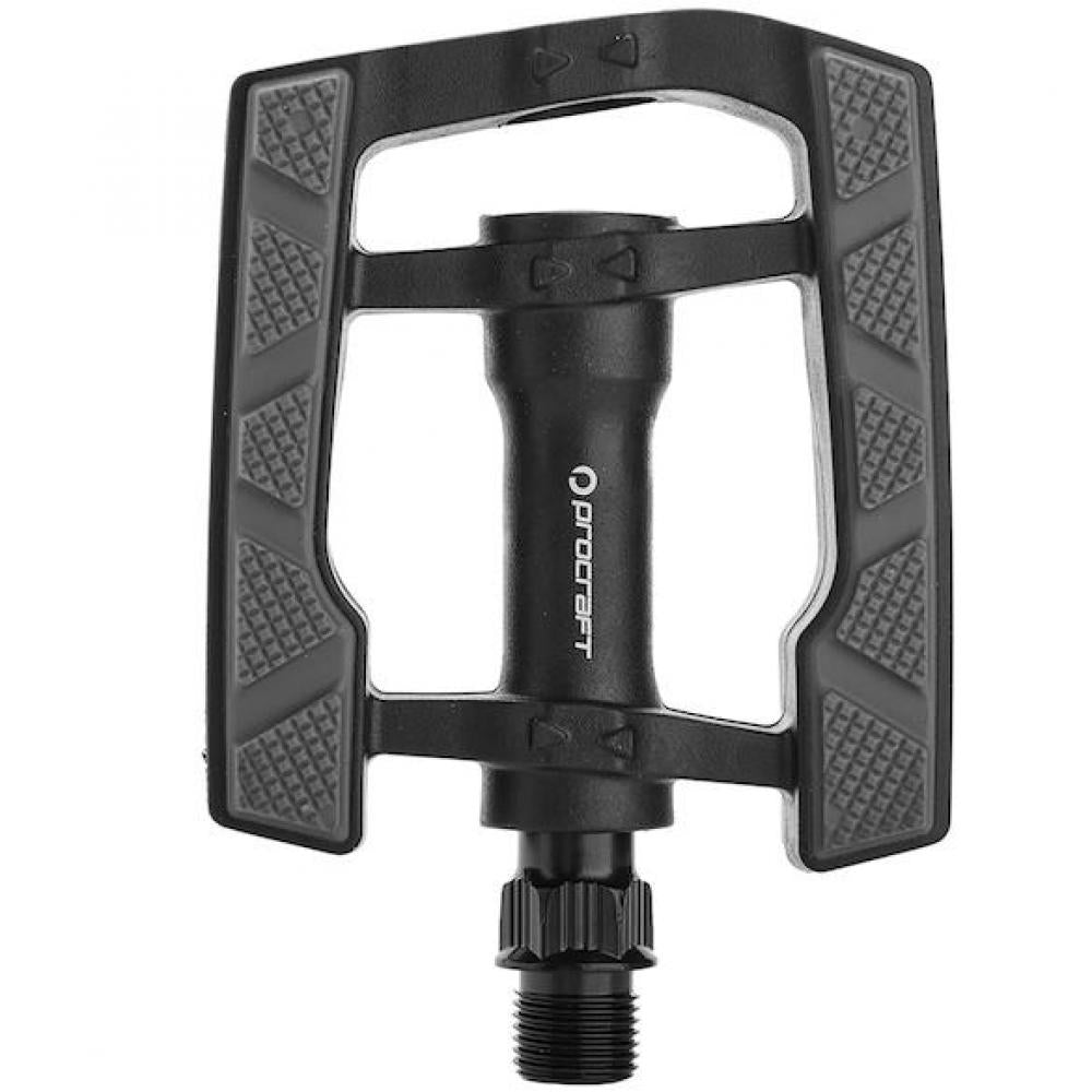 Procraft Pedale City Grip Comp One Size Schwarz - sicherer Komfort für City und Trekking