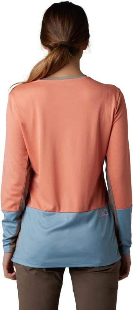 FOX Defend Damen MTB-Langarmtrikot XL - Salmon Pink