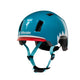 AFFENZAHN Helm Hai Petrol Größe S 45-51cm Kopfumfang mit Sicherheits-Rücklicht