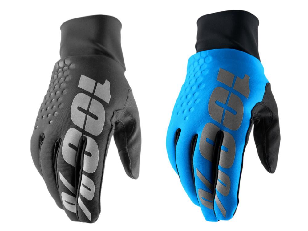 100% Hydromatic Brisker Gloves XL cyan - wasserdichte MTB-Handschuhe für kalte Tage