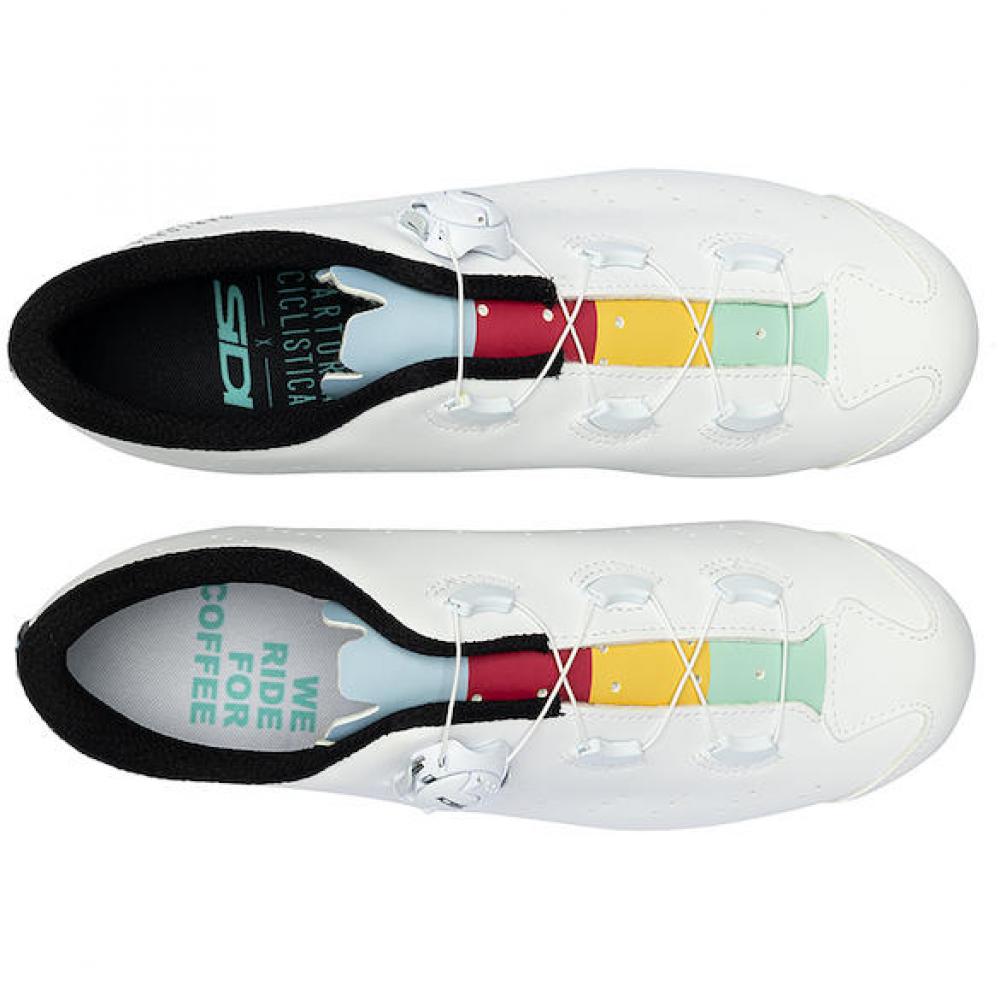 Sidi ROAD Laghee Sprinter white 40 weiß - leistungsstarker Rennradschuh mit Carbonsohle
