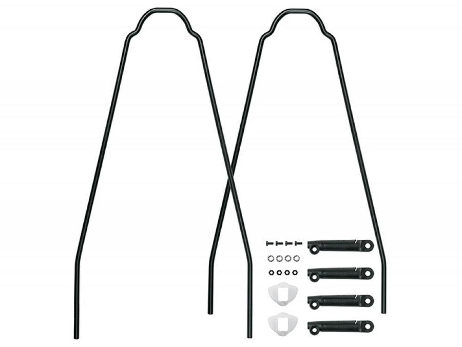SKS Bluemels Basic Ersatzstreben-Set 20\" 53 mm, schwarz, 2 Unterlaufstreben à 245 mm, kompatibel mit Bluemels 20\" Schutzblechen, inklusive Befestigungsmaterial
