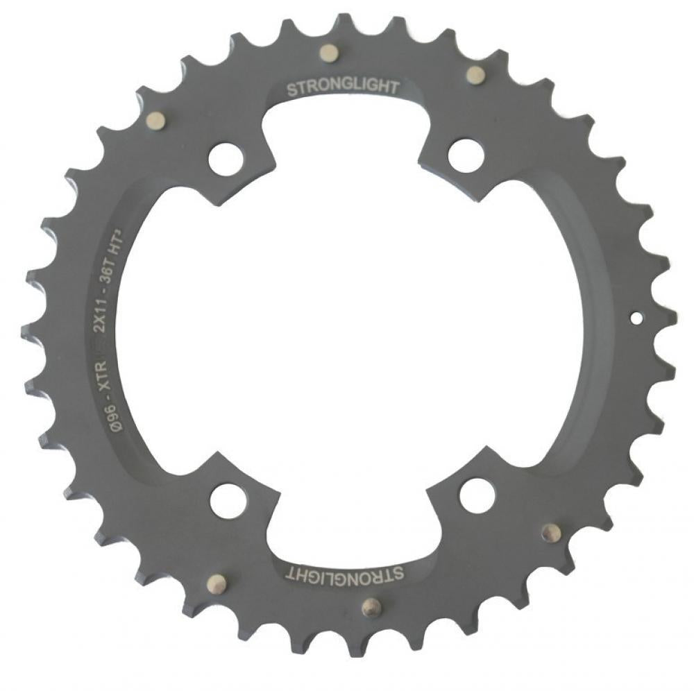 Retoure: Stronglight Kettenblatt HT3 schw 2X11 XTR FCM9000 96MM 38Z(28)