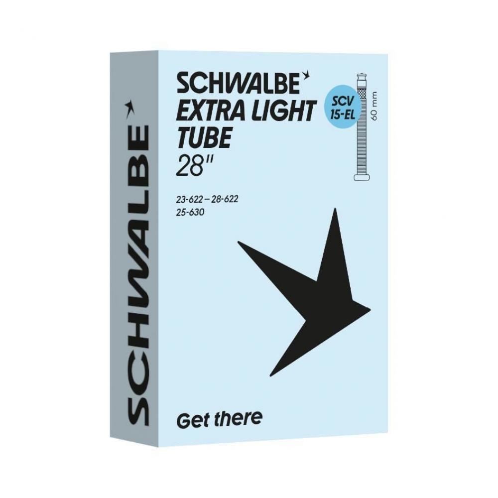Schwalbe Schlauch Nr. 15-EL 28 Zoll - SCV 60 mm