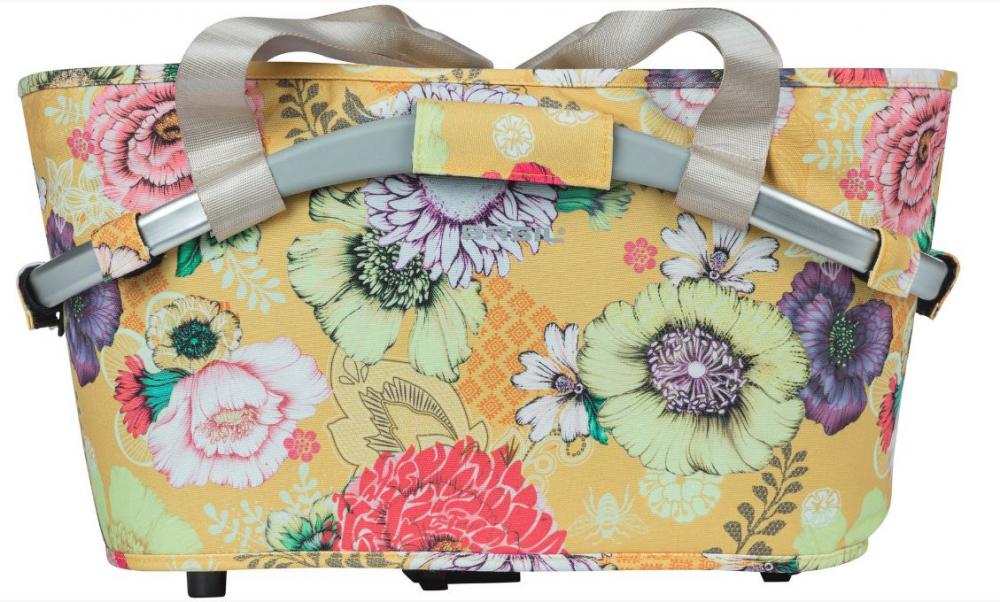 Basil Carry All Vorderradkorb honey yellow  27x37x25 cm, 15L, stylischer Fahrradkorb