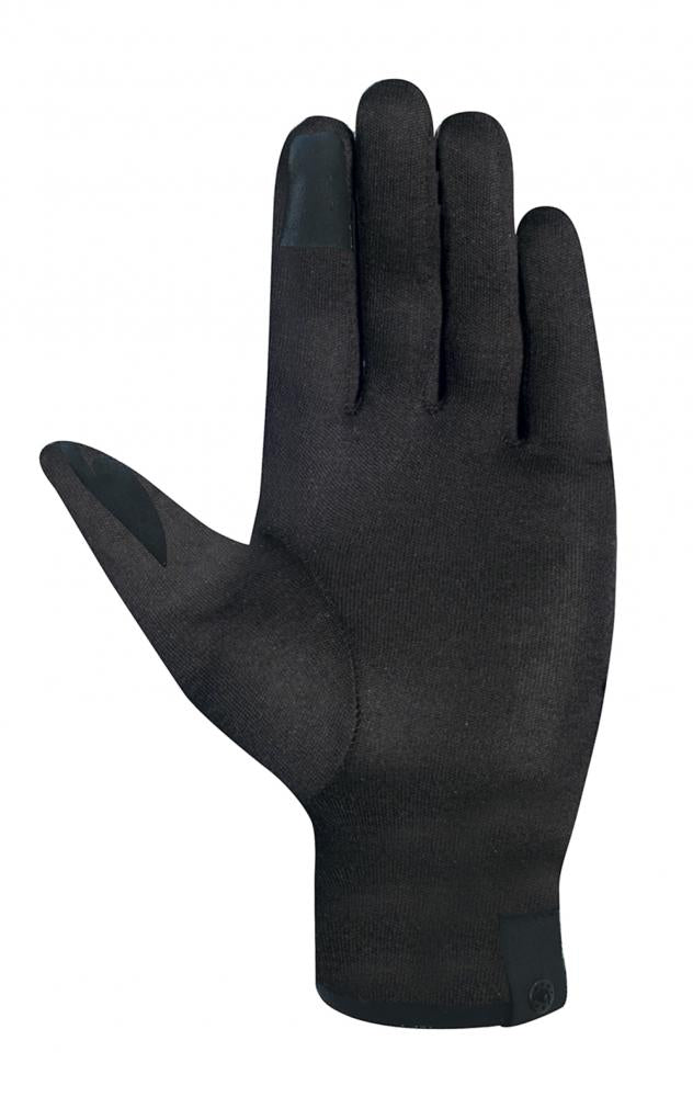 CHIBA New York Marathon - Thermostretch Radhandschuhe schwarz M, Touchfinger, reflektierend