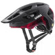 uvex react MIPS MTB-Helm black-ruby red matt, Größe 52-56 cm, MIPS-Schutz, IAS-System, Funktionspolster, leicht, stoßfest, top Belüftung