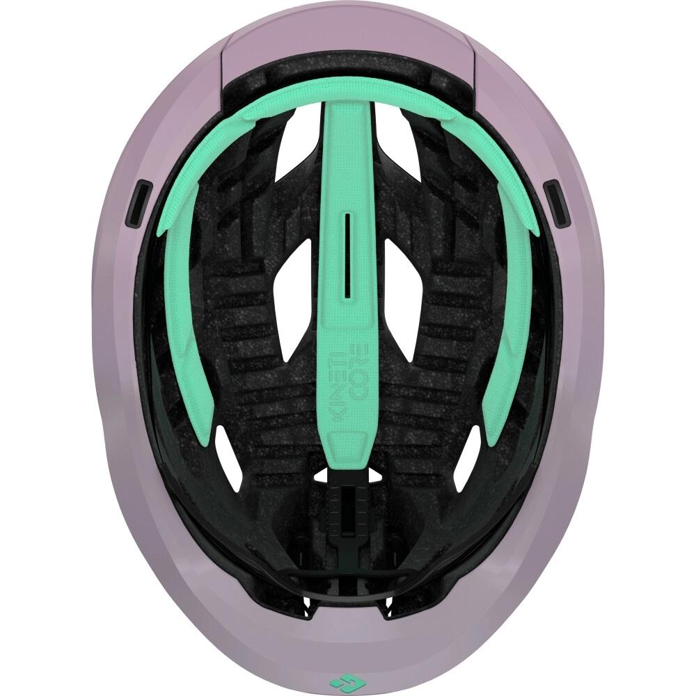LAZER Helm Strada KinetiCore Road Matte Lila Pink (L) - sicherer, komfortabler Rennradhelm