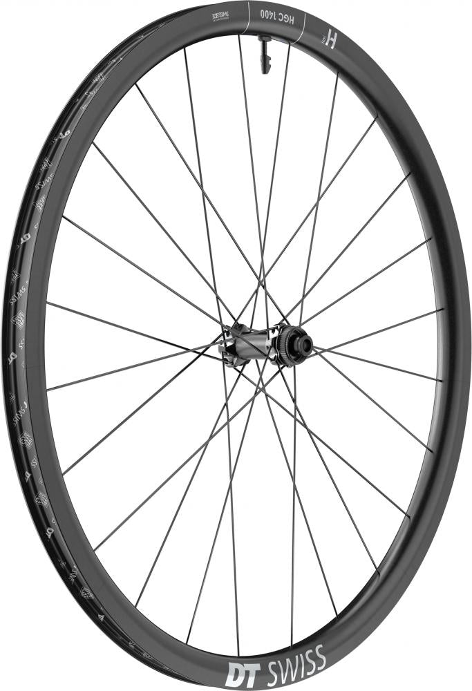 DT Swiss Laufrad HGC 1400 SPLINE 27,5" 584 x 30 mm Schwarz - Carbon-E-Gravel-Performance