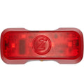 Rotes LAZER universelles LED-Helm-Rücklicht mit Z-Logo für mehr Sichtbarkeit.