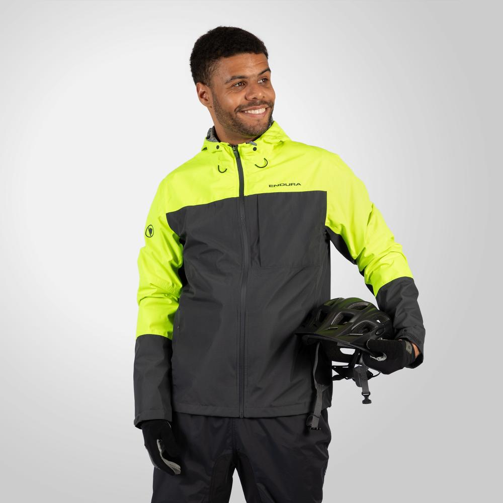 Endura Hummvee 3-in-1 Wasserdichte Jacke Neon-Gelb Gr. S