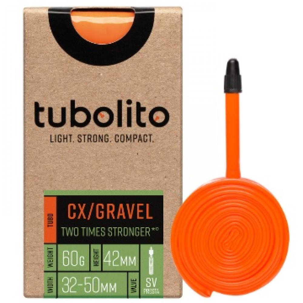 Tubolito Tubo-CX/Gravel-All TPU-Schlauch 42 mm SV - Schwarz