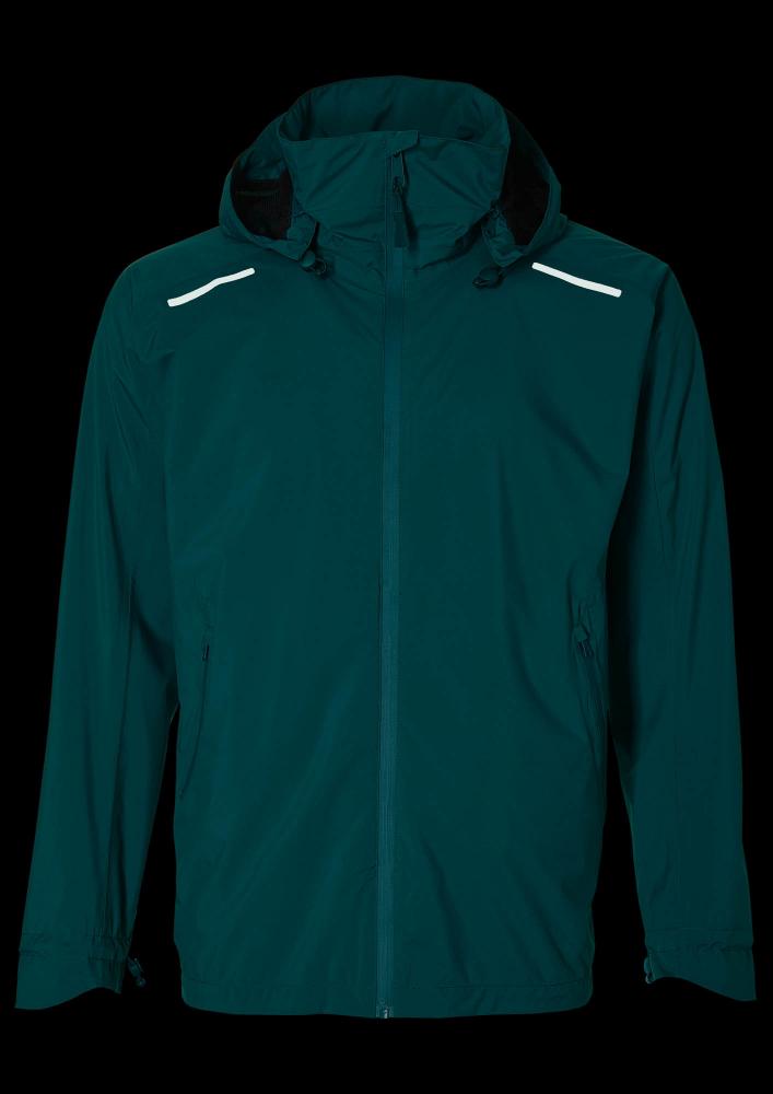 Basil Skane Herren Regenjacke teal green XXL, wasserdicht, atmungsaktiv, reflektierend, helmtauglich.