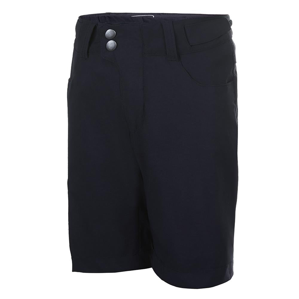 CHIBA Baggy Pants Kids - Radhose mit Innenhose, XS, schwarz, elastisch