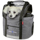 Rixen & Kaul KLICKfix Hundetasche DOGGY, 24 Liter, grau/schwarz, für Hunde bis 7 kg, mit Wind-/Regenschutz, Tragegriff, Reflektor, ohne Adapter