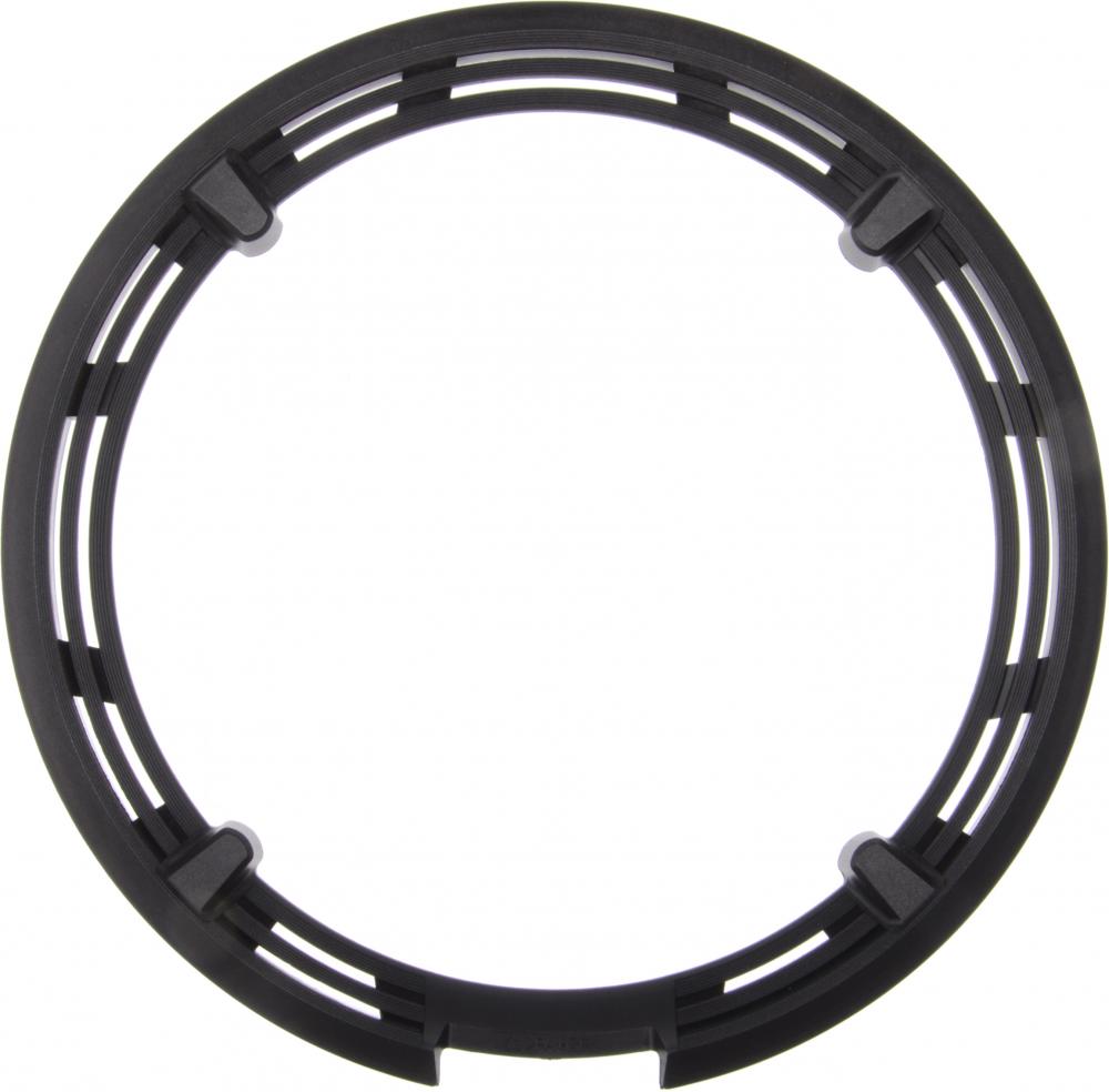 Schwarzer SHIMANO Kettenschutzring 48 Zähne FC-M431 für saubere Fahrradketten.