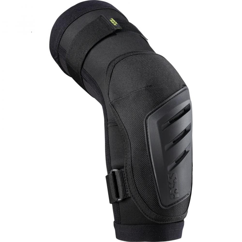 IXS Sports Division iXS Hack EVO Race elbow guard M black - komfortabler Soft-Hartschalen-Protektor