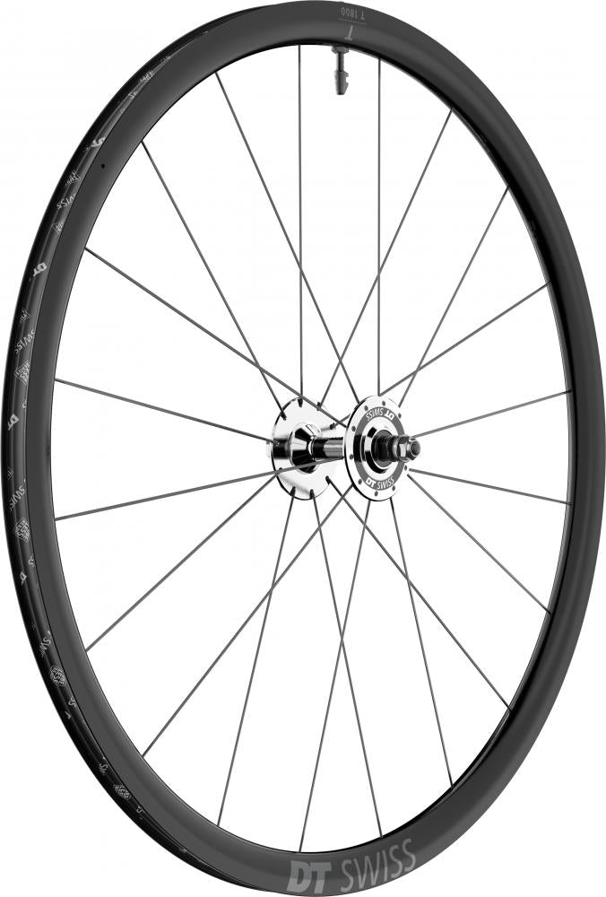 DT Swiss T 1800 Classic 30 Fixie-Laufrad, schwarz, 622x30mm, reaktionsschnell.