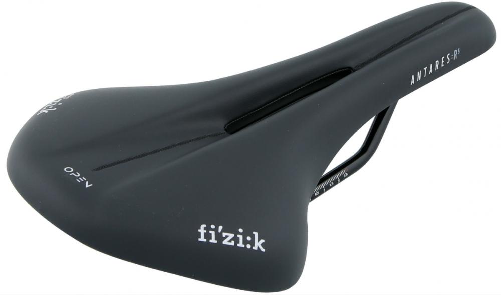 Fizik Antares R5 Open Large Fahrradsattel  Schwarz, anatomische Aussparung, Carbon-verstärkte Nylon-Schale, 275x152mm, ideal für Rennradfahrer