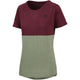 IXS Sports Division iXS Flow Girls Mountain Tech Tee KM Raisin/Olive - atmungsaktives Bike-Shirt