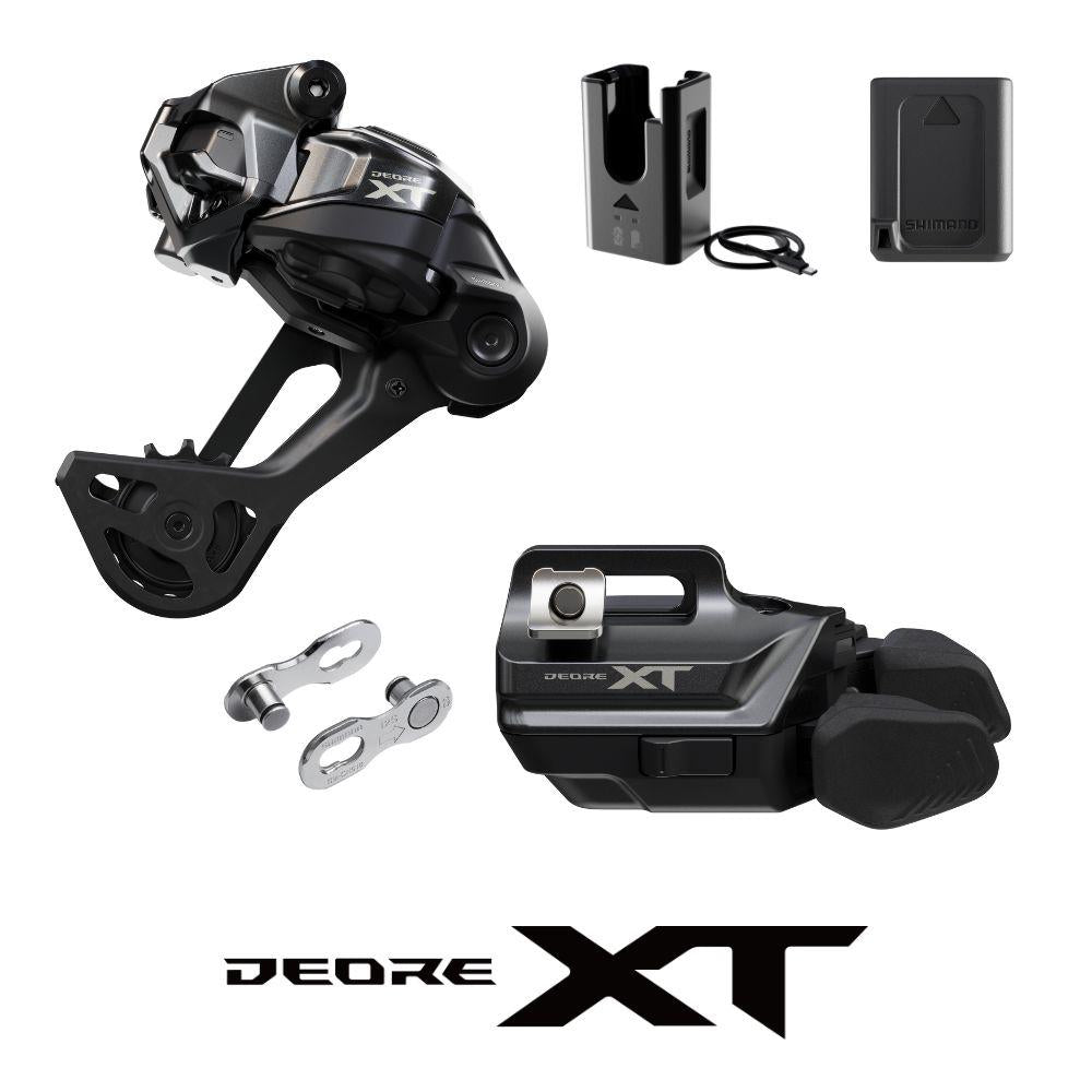 SHIMANO Schaltungs-Upgrade-Kit DEORE XT Di2 M8250 L - moderne elektronische Schalt-Performance