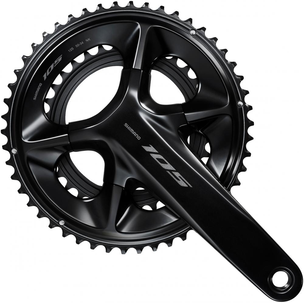 SHIMANO Kurbelgarnitur 105 FC-R7100 Kurbelgarnitur - 172, 5 mm, 50-34 Zähne, 34 Zähne