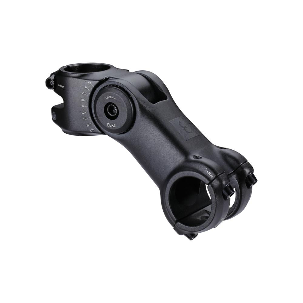 BBB Cycling Vorbau einstellbar HighSix 31.8 110mm schwarz - ergonomische Komfortanpassung