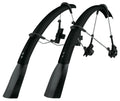 SKS Raceblade Pro Schutzblechset  Ultraleichte, Aerodynamische Steckschutzbleche für Rennräder, 25-32 mm, einfache Montage, schwarz