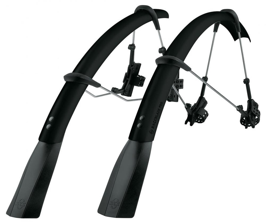 SKS Raceblade Pro Schutzblechset  Ultraleichte, Aerodynamische Steckschutzbleche für Rennräder, 25-32 mm, einfache Montage, schwarz