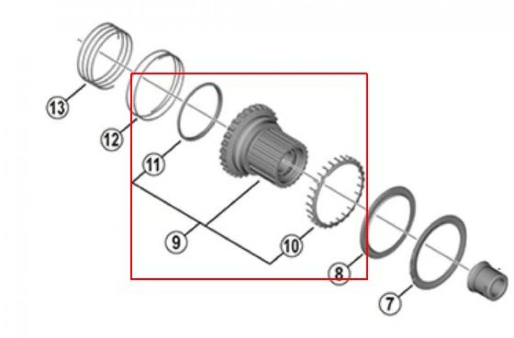 SHIMANO Freilaufkörper MICRO SPLINE XT/SLX - präziser Antrieb für moderne Ausführung