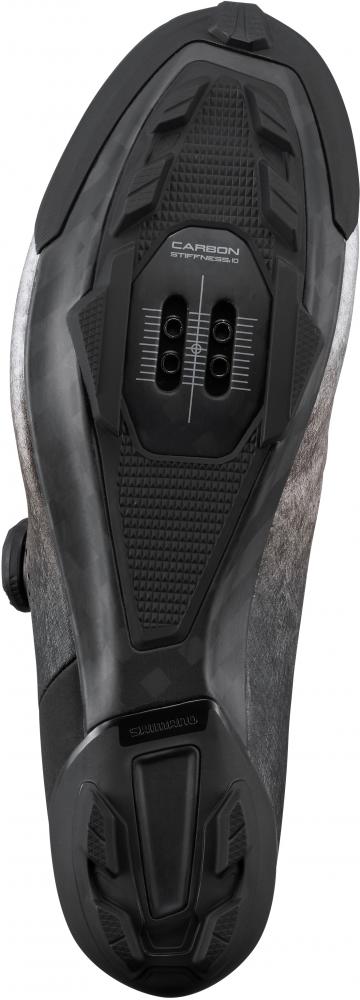 SHIMANO Fahrradschuhe RX801 Herren/Damen Gravel SPD, Größe 44, Silber