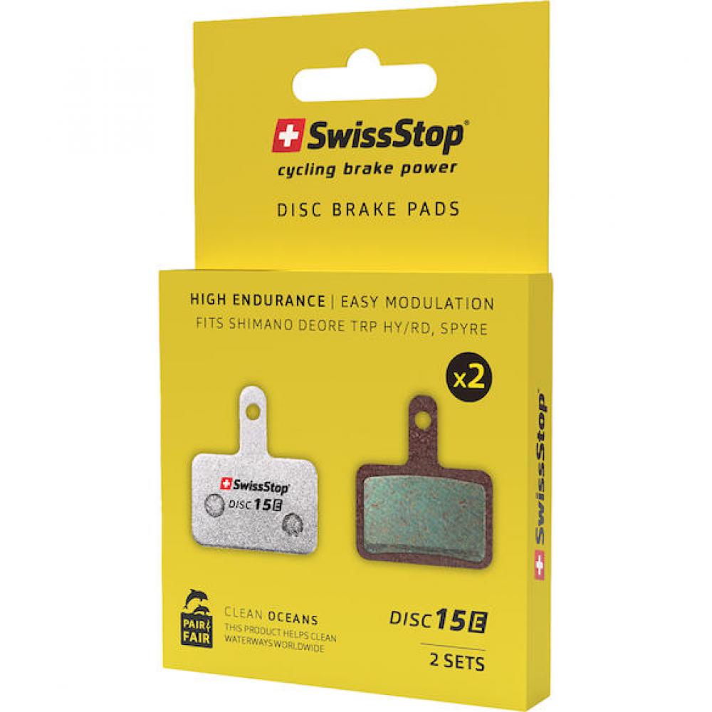 Bremsbeläge SwissStop Disc 15 RS 15 petrol - leise, kraftvolle Scheibenbremsbeläge