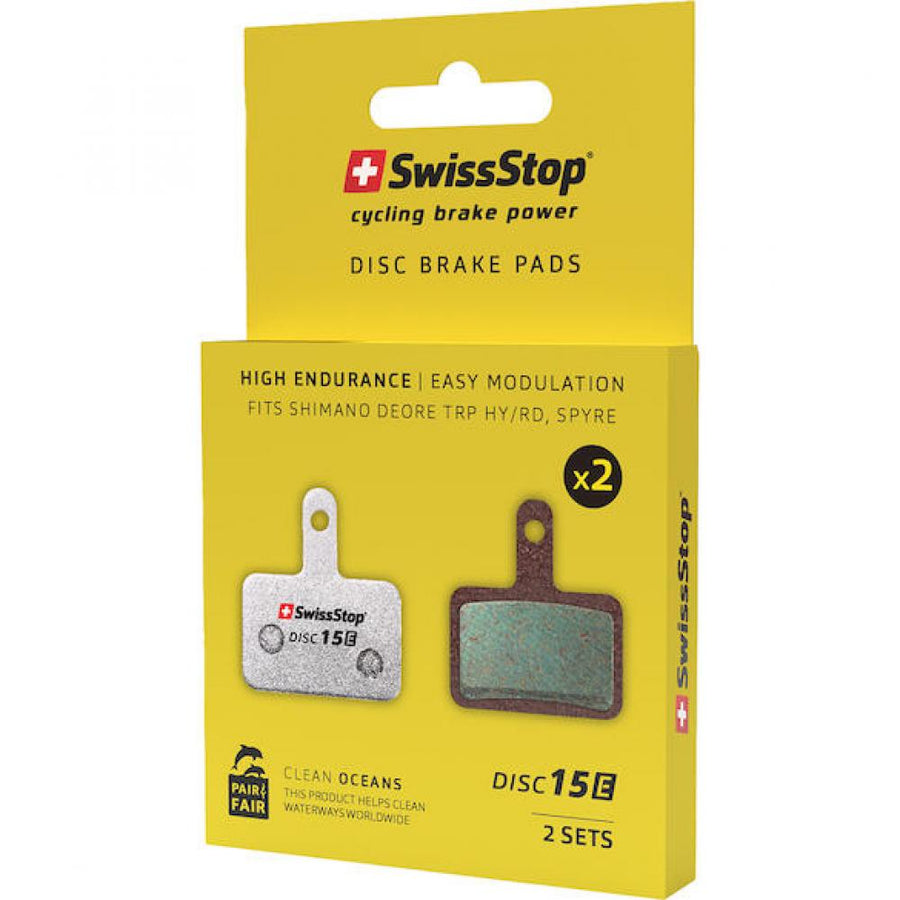 Bremsbeläge SwissStop Disc 15 RS 15 petrol - leise, kraftvolle Scheibenbremsbeläge