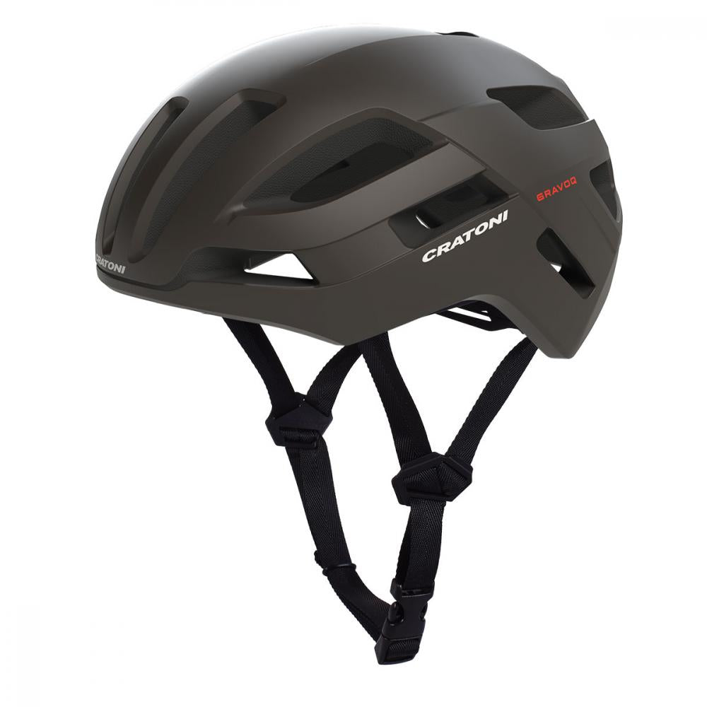 Cratoni Gravoq Fahrradhelm schwarz matt S/M (54-58cm), 17 Belüftungsöffnungen, 360° Größenverstellsystem, CleanTex Polster, nur 250g