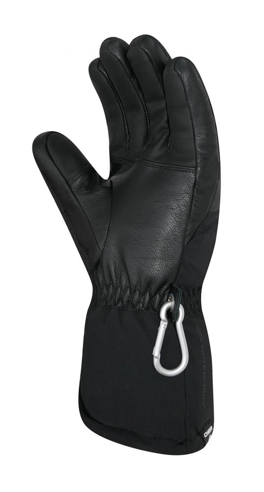 CHIBA Supersoft Finger - wasserdichter Winter-Radhandschuh, schwarz, Größe 7,5