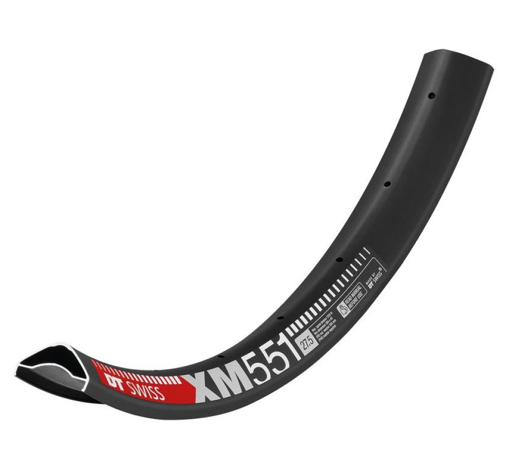 DT Swiss Felge XM 551 27,5" 28 Loch Schwarz - starke Enduro-/All-Mountain-Felge