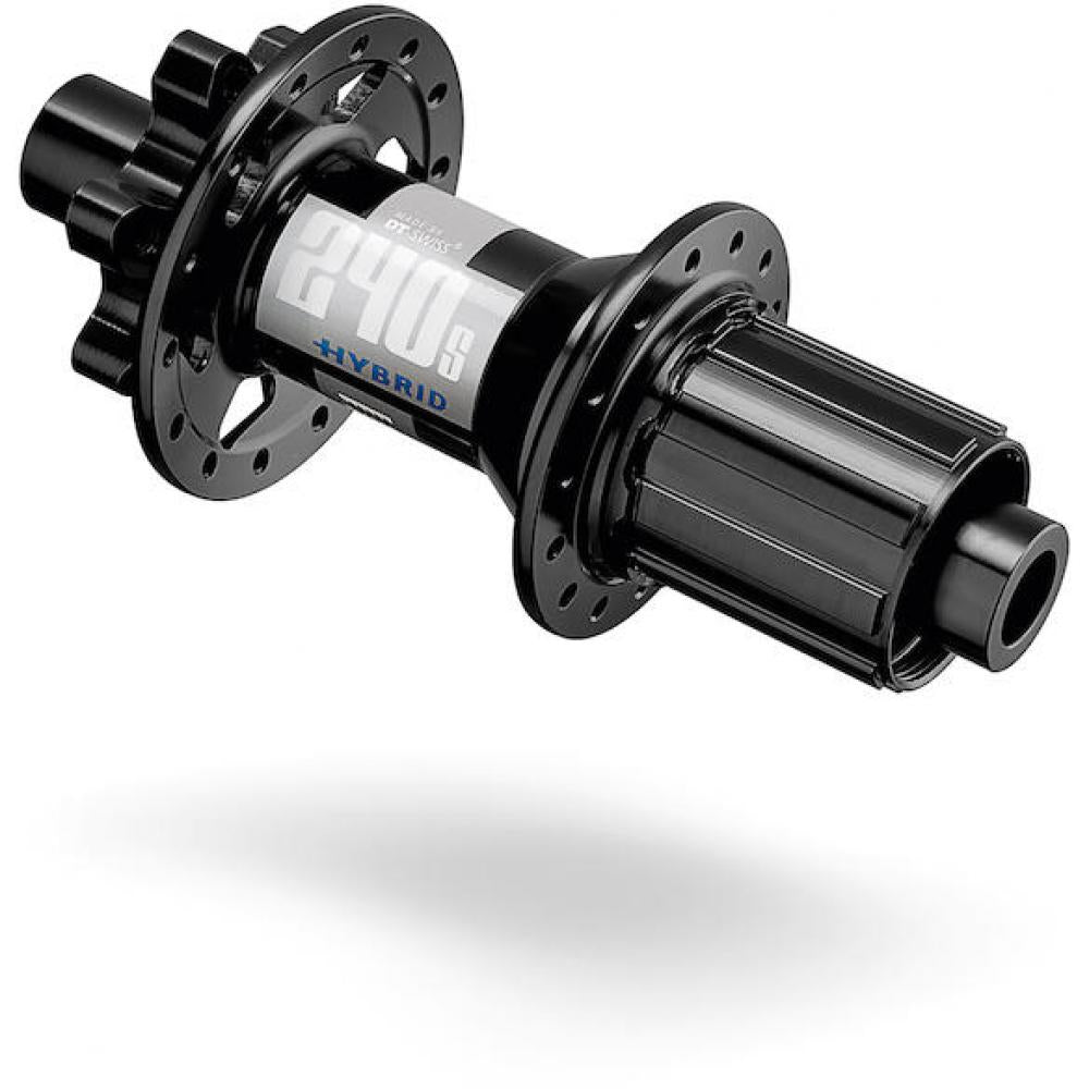 DT Swiss Nabe Hybrid MTB HR 240 S 36 Loch schwarz - extrem belastbare Hinterradnabe