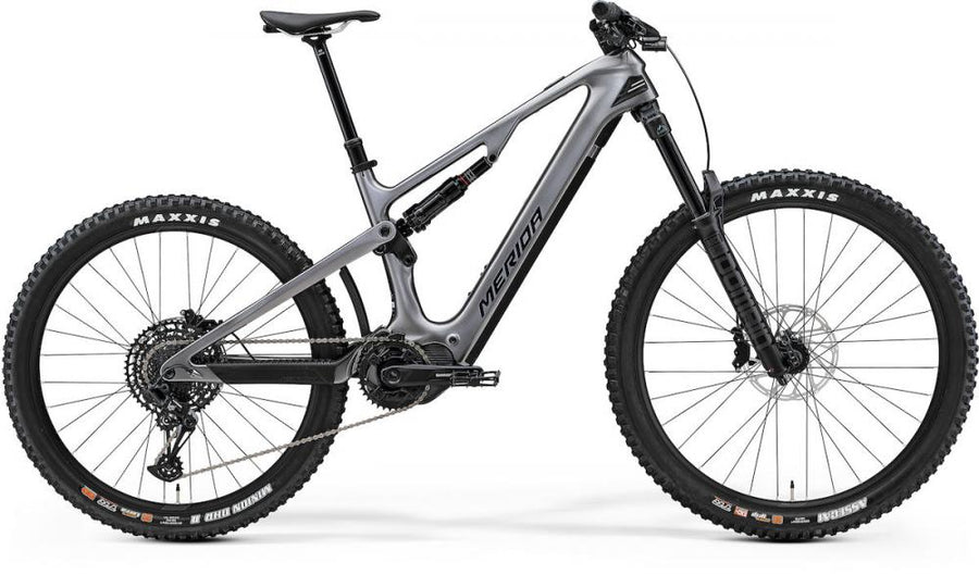 Merida eONE-SIXTY 6000 III1 gunmetal/schwarz L (45) - leistungsstarkes E-Enduro Fully