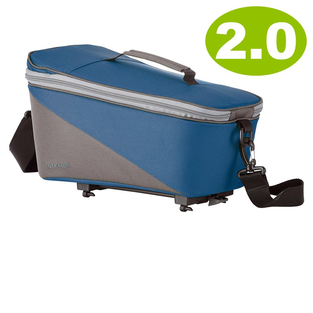 Racktime Trunkbag Talis 2.0 berry blue stone grey Größe 38x23x22cm 8l - Gepäckträgertasche