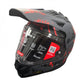 Retoure: LS2 MX702 Pioneer II Crazy Motorradhelm  Schwarz/Grau/Rot  Größe M