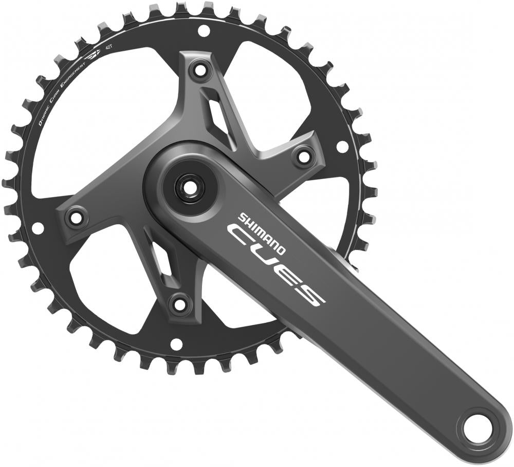 SHIMANO Kurbelgarnitur CUES FC-U6000 170 mm 42Z - moderne Ausführung für 9-/10-/11-fach