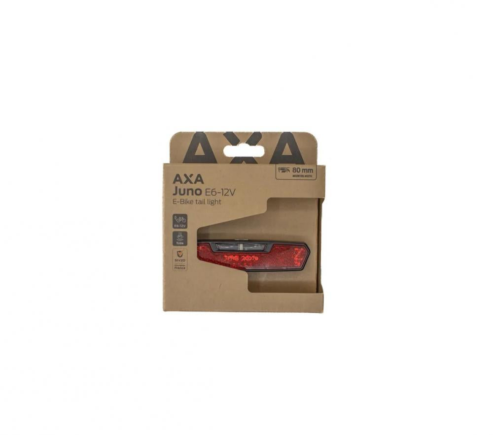Axa Rücklicht E-Bike-Tr.-Rücklicht Juno 6-12V schwarz 80mm DC AXA NL 93929195SC StVZO