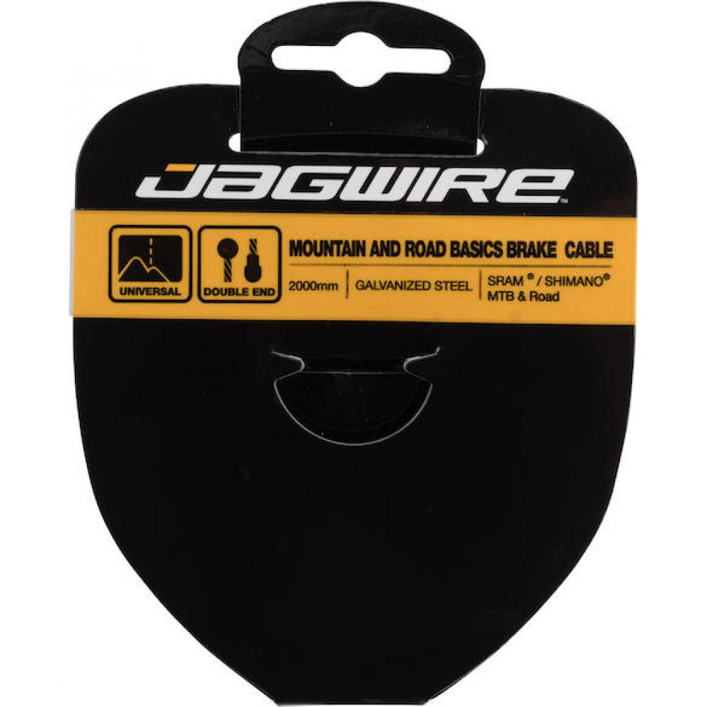 Jagwire Bremszug Road & Mountain Basic 1,6 x 2000 mm Silber - günstiger Universal-Bremszug