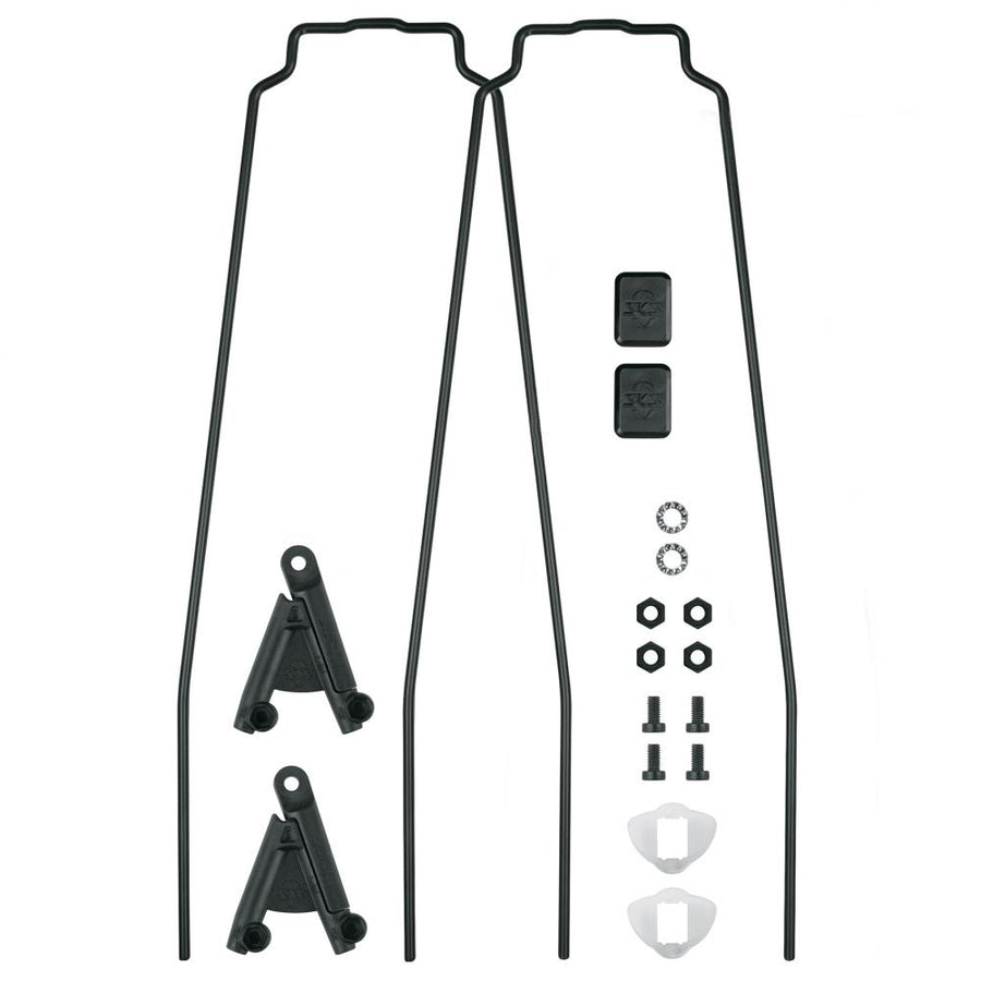 SKS Bluemels Style 56 Ersatzstreben-Set für 28" Vorderrad Schutzbleche, 325mm, schwarz, inkl. ESC V-Adapter und Befestigungsmaterial