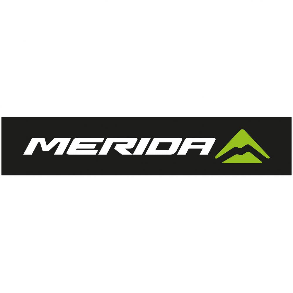 Merida Aufkleber MERIDA Logo schwarz 50 x 10 cm Schwarz - hochwertiger Fahrradrahmen-Logo-Sticker