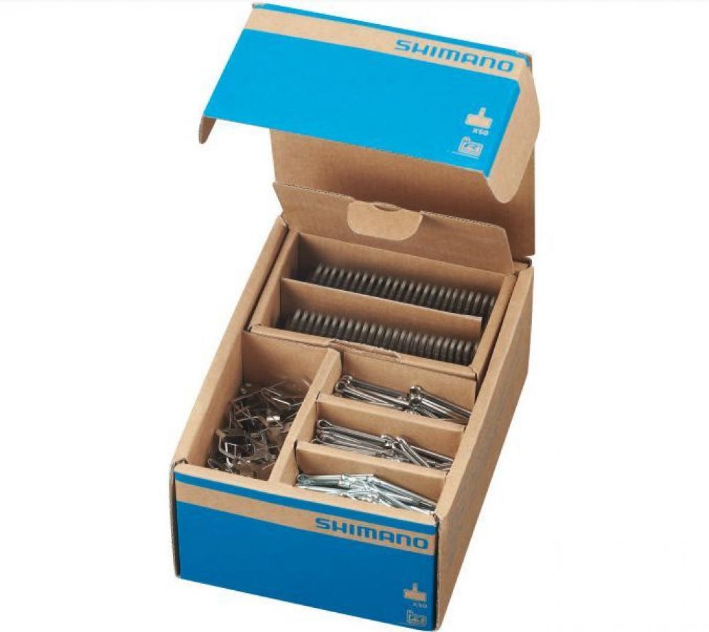 SHIMANO 50 Paar Werkstattpackung Scheibenbremsbelag B05S-RX Resin - zuverlässige Bremsleistung